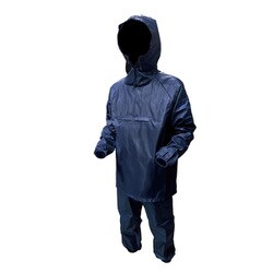 スソゴムリップストップヤッケジョウゲグミ ネービー 4L W-550