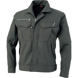 コーコス 長袖ブルゾン チャコール Mサイズ A-8071-23-M