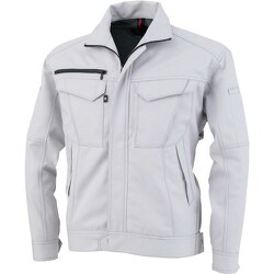 コーコス 長袖ブルゾン シルバー 5Lサイズ A-8071-3-5L