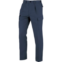 コーコス ワンタックカーゴパンツ（脇シャーリング）ネイビー 6Lサイズ A-8076-01-6L