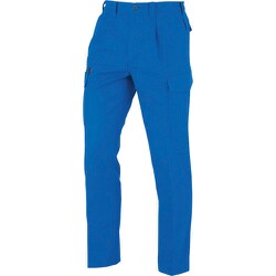 コーコス ワンタックカーゴパンツ(脇シャーリング)スカイブルー 3Lサイズ A-8076-16-3L