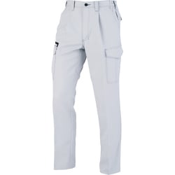 コーコス ワンタックカーゴパンツ（脇シャーリング）シルバー LLサイズ A-8076-3-LL