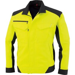 コーコス 長袖ブルゾン フラッシュイエロー 7Lサイズ A-8081-21-7L