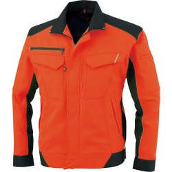 コーコス 長袖ブルゾン フラッシュオレンジ LLサイズ A-8081-22-LL