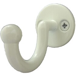 310U型アイボリー二ユーフック（20個入） HG310-IV