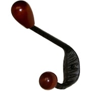 500木ノ葉帽子掛 黒(30個入) HG500