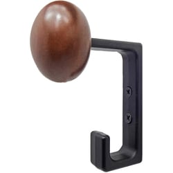 700B-B菊水フック大(ブラウン)黒(10個入) HG700B-BBK