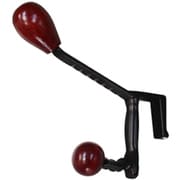 960木ノ葉長押帽子掛 黒(30個入) HG960