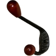 P-50 黒 木ノ葉帽子掛(5個) HGP50-BK