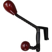 P-96 黒 木ノ葉長押帽子掛(5個) HGP96-BK