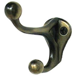 PK-16黒 並型帽子掛(10個) HGPK16-BK