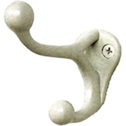 PK-16アイボリー 並型帽子掛（10個） HGPK16-IV