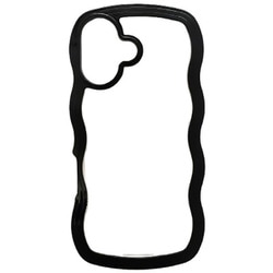 AIC25-MC17BK [iPhone 17用 mocoフレームケース TPU素材 ブラック]