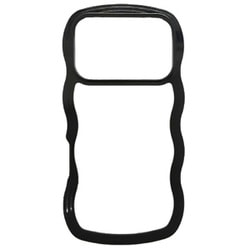 AIC25-MC17PBK [iPhone 17 Pro用 mocoフレームケース TPU素材 ブラック]