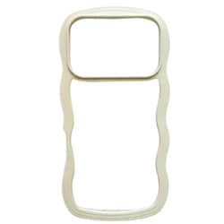 AIC25-MC17PWH [iPhone 17 Pro用 mocoフレームケース TPU素材 ホワイト]