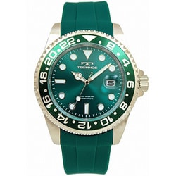 メンズ シリコンバンド グリーン 正規品 1年保証 T6C28MM