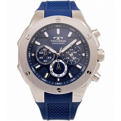 メンズ シリコンバンド ブルー 正規品 1年保証 T6C22SN