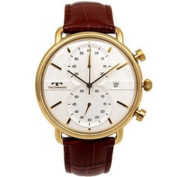 メンズ レザーバンド ブラウン 正規品 1年保証 T6C26GS