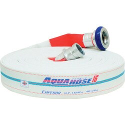 散水/消防用 1.6MPa ホース エンペラー(内面ゴム引)アルミ製町野式金具付(アルミ加締) 01EMP5020A-K