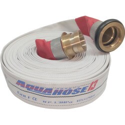 散水/消防用 1.3MPa 軽量ホース ゴルフアルファ 黄銅製町野式金具付（アルミ加締） 01GLA2510B-K