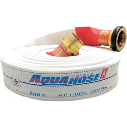 散水/消防用 1.3MPa ホース ゴルフ（内面ゴム引き）黄銅製町野式金具付（銅線巻） 01GLF6530B-S