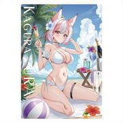 Vtuber 神楽ゆら A3クリアポスター 2025夏 Ver.