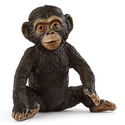 シュライヒ　チンパンジー　キーホルダー　動物フィギュア シュライヒ チンパンジー キーホルダー 動物フィギュア 02214