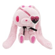 8203-453 汎用うさぎ 手乗り鎮座ぬいぐるみ Eyepatch ver. PINK