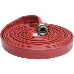 散水/消防用 1.7MPa ゴム引強化ホース ストロングラインα 黄銅製町野式金具付（アルミ加締め） 01STRA4010B-K