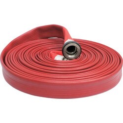 散水/消防用 1.7MPa ゴム引強化ホース ストロングラインα アルミ製町野式金具付(アルミ加締め) 01STRA6505A-K