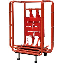 車輪・自立スタンド付きホース背負器 自立スタンド付 2本用 02SDHS02A