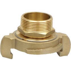 媒介金具 黄銅製 中島式×ガスネジ男（PTネジ） 03NAGA040B