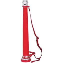 消防/散水 アルミ製 ビクター管鎗パイプ 取手・ベルト付（HB型）赤紐巻き 04HBA50A