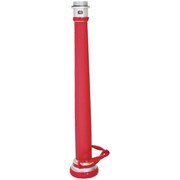 消防/散水 アルミ製 ビクター管鎗パイプ 取手付（H型）ピット巻き 国家検定品 04HPL65A