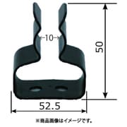 消防車両艤装部品 キャッチ式取付金具 ブラック塗装 鉄製 キーハンドルキャッチ タイプB 19KHB10SS