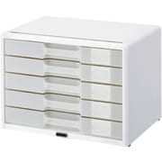 カギ付レターケース LA4-555LW 21679