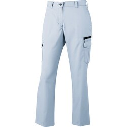 ストレッチレディースカーゴパンツ ウエスト86 シルバー 71016-036-86