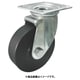 導電MCナイロン車輪（ベアリング入）自在金具付 EMC-J130CD