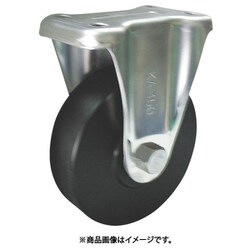 導電MCナイロン車輪(ベアリング入)固定金具付 EMC-K130CD