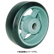 鋳物重荷重用ゴム車輪ベアリング入 HB410X90 HB410X90
