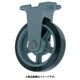 鋳物重荷重用ゴム車輪固定車付き HBーk230X90 HB-K230X90