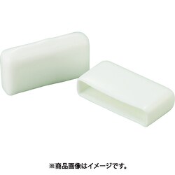保護キャップ フラットバー用(100個入)白 HLWHF9X19-B