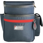 B-STAFF ジップ付電工用腰袋(小型2段) KN-10F