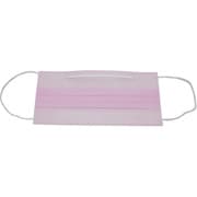 橋本 呼吸がラクマスク ワイドサイズ 2層・耳掛け ピンク 100枚×30箱 KR2WE-P