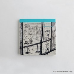 メモパッド・スクエア（7-11）黒山キャシー・ラム MBB-002