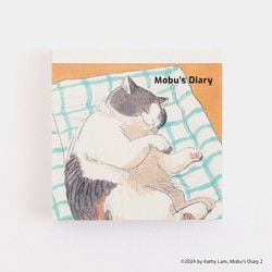 メモパッド・スクエア（Sleep）黒山キャシー・ラム MBB-023