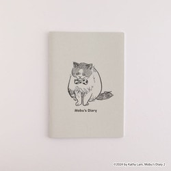 A5綴じノート（Ribbon）黒山キャシー・ラム MBB-037