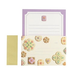 レターセット KUNIKA purple KG-006