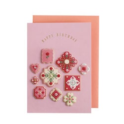 バースデーカード KUNIKA red KG-009