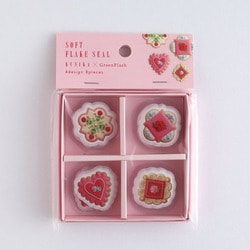 箱入りソフトフレークシール KUNIKA red KG-017